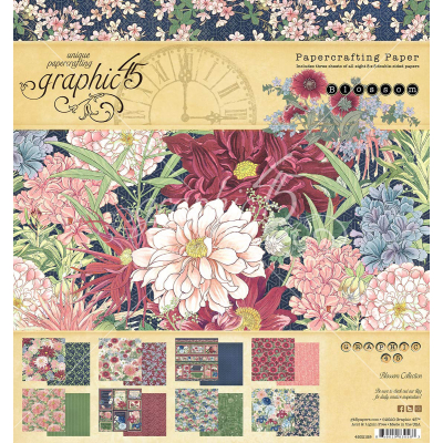 Graphic 45 Blossom 8x8 Inch Paper Pad (4502159)